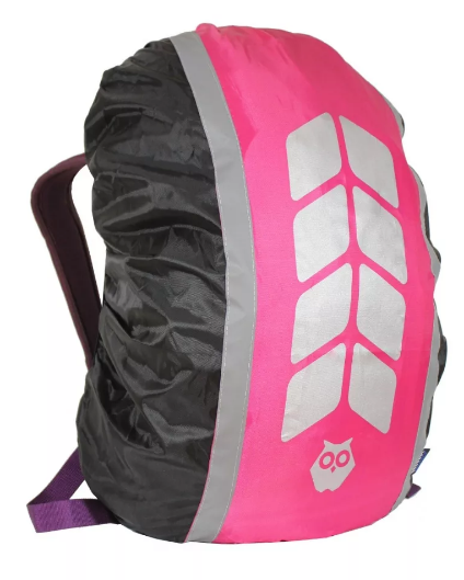Чехол на рюкзак со световозвращающими лентами и аппликацией, объем 20-40 литр.